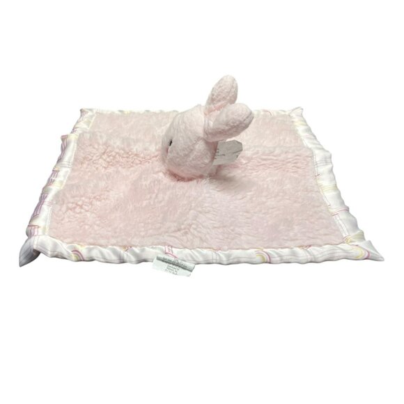 Parents Choice Pink Bunny Rabbit Security Blanket Lovey Satin - Picture 4 of 9
